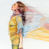 woman in scarves