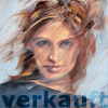 woman in blue