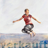 jumping red
